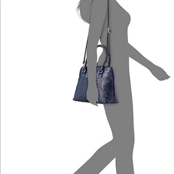 Giani Bernini Crocodile Dome Satchel - Picture 2 of 4